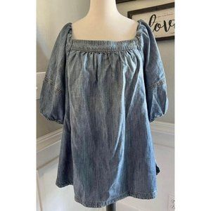 Women’s Lane Bryant Lightweight Denim Blouse - size 18